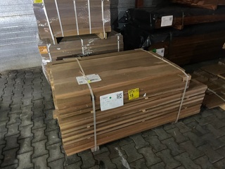 Ca. 207x Ipé Country grade Planken Geschaafd, 27x90mm, lengte 2/100cm,